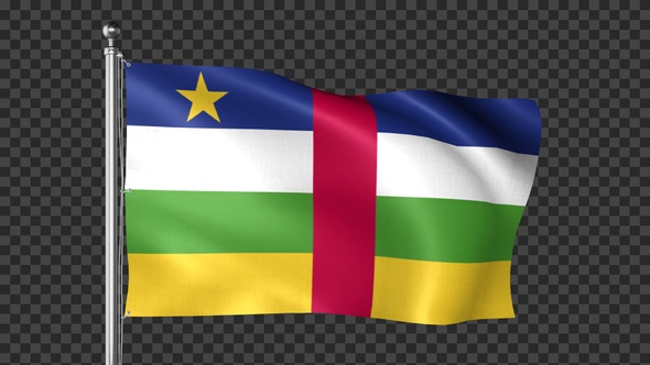 Central African Republic Flag