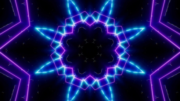 Laser Beam Neon Light Vj Background Loop 4K 03