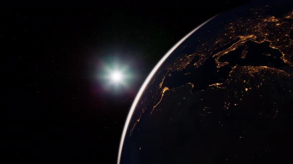 Earth Globe Planet From Space Orbit alt