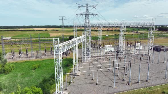 Electrical Substation and High Voltage Primary Power Distribution Facility