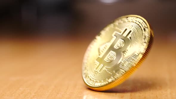 Bit Coin Is Rotating. Gold Bitcoin Btc.