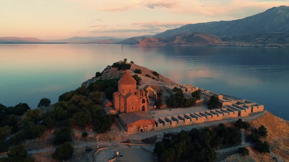 Akdamar Island at Van Lake