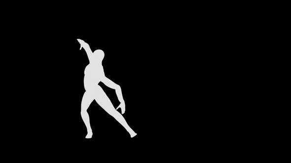 Modern Dance Silhouette alt