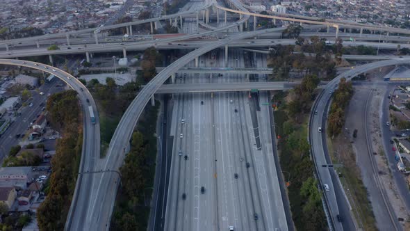 Huge highway road interchange.