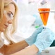 Female Student of Chemistry Working in Laboratory - VideoHive Item for Sale