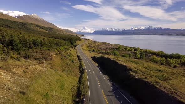 New Zealand scenic road