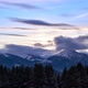 Clouds Forming Over the Mountains at Dusk - VideoHive Item for Sale