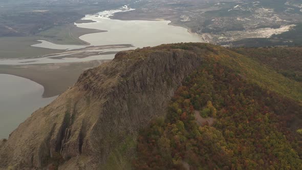 Drone Flight Over Monek Peak In Bulgaria 1