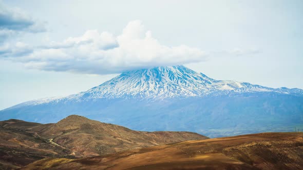 Mountain Ararat Panorama Timelapse