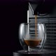 Side view of coffee machine pouring fresh drink into glass cup - VideoHive Item for Sale