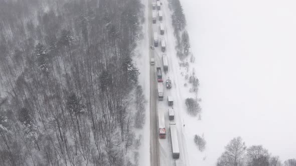 Thousands Stranded on Highway As Major Snowstorm and Blizzard Hits Hard Causing