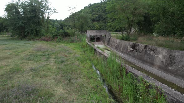 Aerial Water Canal