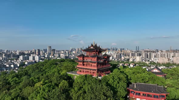 ancient chinese architecture in hangzhou city