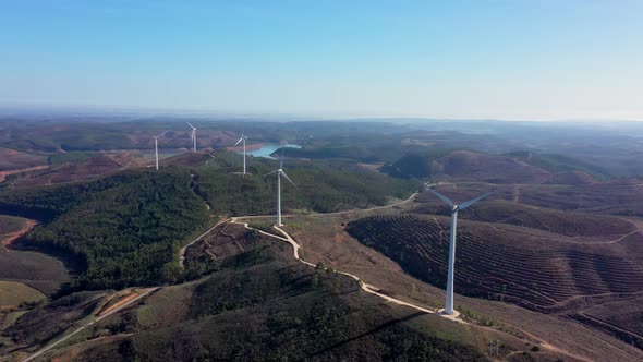 Generating Clean Green Electricity From Wind Turbine Generators in the Portuguese Mountainous Area