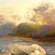 Icebergs Floating and Melting in Stormy Ocean - VideoHive Item for Sale
