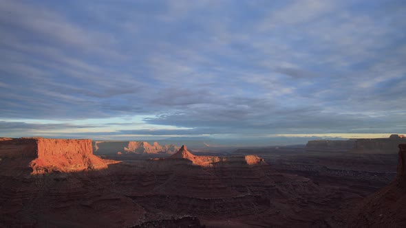 Rugged Landscapes of Southern Utah At Sunset