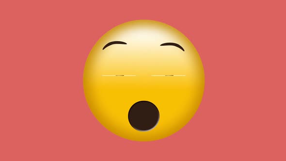 Shocked emoji with mouth open