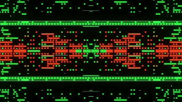 Neon party line effect