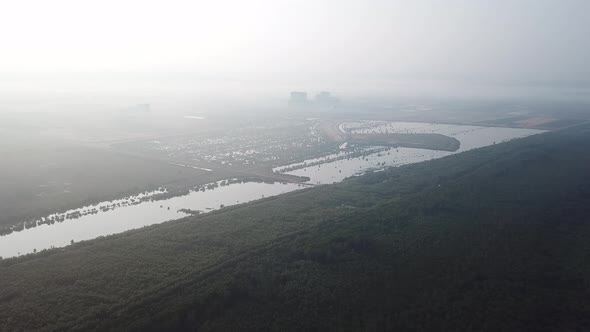 Aerial view development of Batu Kawan