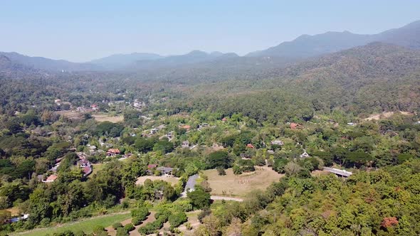 Public Park & Mountain Town in Doi Suthep National Park: Chiang Mai, Thailand
