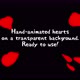 Hand drawn animated hearts - VideoHive Item for Sale