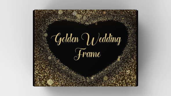 Wedding Golden Frame Pack