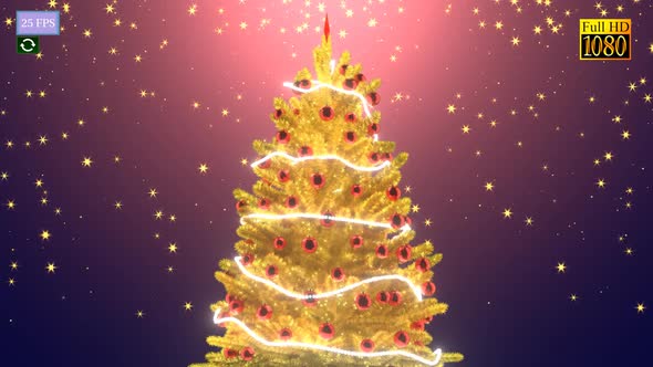 Christmas Tree Animation A2 HD