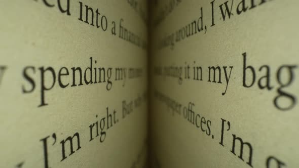 Words Inside of a Book 16