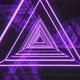 Pink Neon Triangle Tunnel VJ Loop - VideoHive Item for Sale
