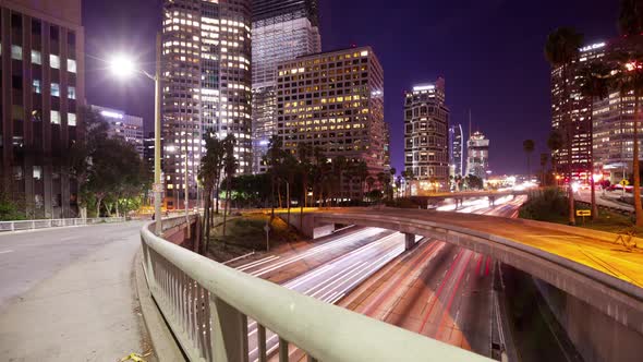 Los Angeles Freeway Time Lapse