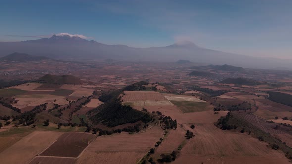 Volcanoes in Mexico city south part