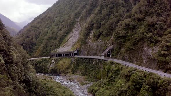 Arthurs Pass aerial