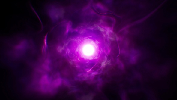 Abstract Purple Energy Background Loop 4K