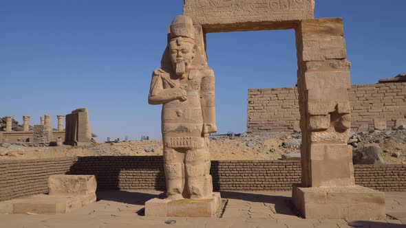 Kalabsha Temple on an island in Nubia next to Lake Nasser, Aswan, Egypt.