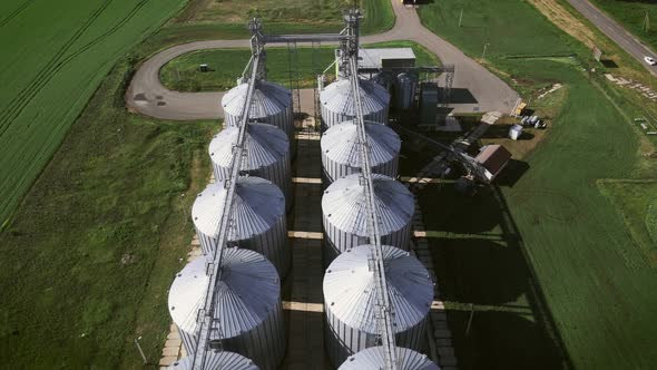 Silo System Tanks Grain Bin and Elevator