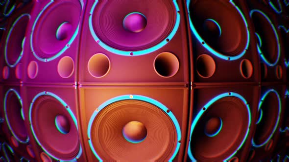 Endless Colorful Big Bass Subwoofer