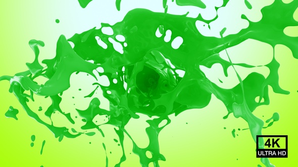 Green Paint Splash alt
