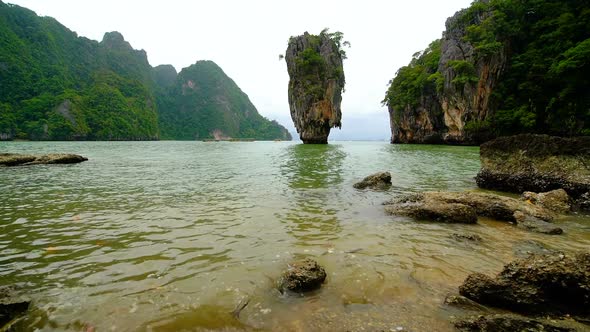 Phuket Island Landscape in Thailand Beach