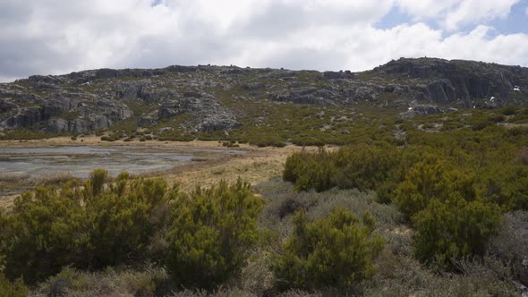 Lagoa Seca landscape in Serra da Estrela, Portugal