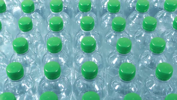 Moving Over Water Bottles In Rows