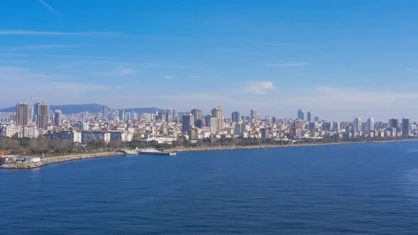 Istanbul Maltepe Bosphorus Aerial View 4