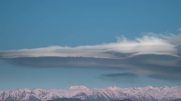 Real Long Lenticular Cloud