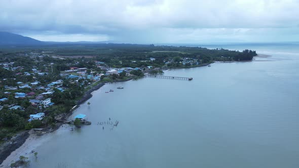 Prawn Fish Farm Aerial