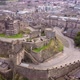 Drone View of Edinburgh Castle in the Evening in September - VideoHive Item for Sale