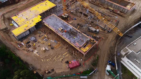 Aerial View of Construction Site alt