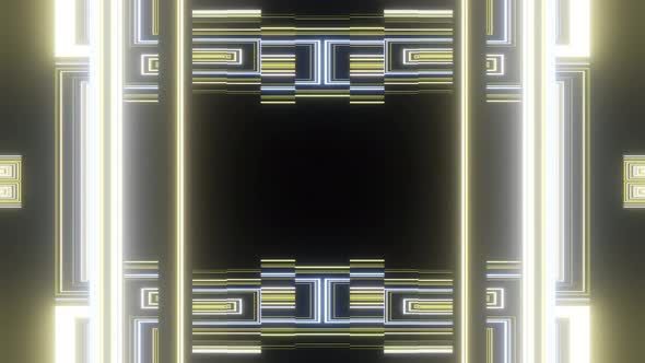 Golden And Silver Lines Texture Background Vj Loop 4K