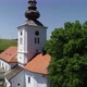 Beautiful Aerial View of a Czech Church  - VideoHive Item for Sale