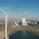 Wind turbine in port - VideoHive Item for Sale