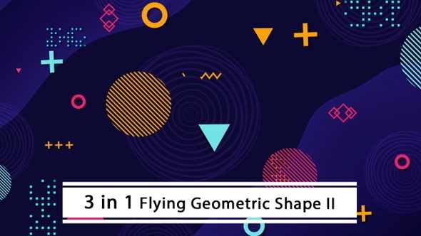 Flying Geometric Shape II