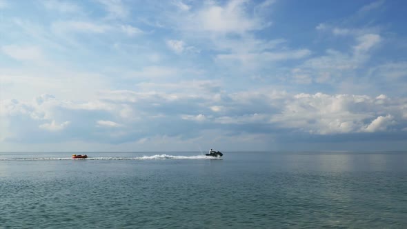 Jet Ski in Calm Sea